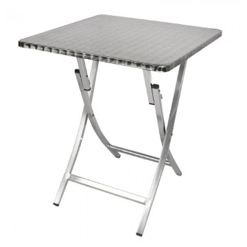 Ggk990 4  bolero aluminium opklapbare bistrotafel vierkant 60cm