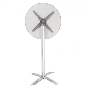 Ggr396  3  bolero ronde statafel met kantelbaar rvs blad