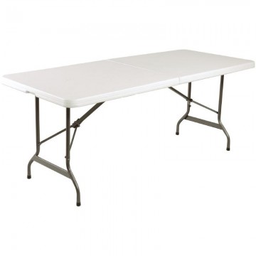 Gl001 inklapbare tafel wit 183cm bolero gl001  1