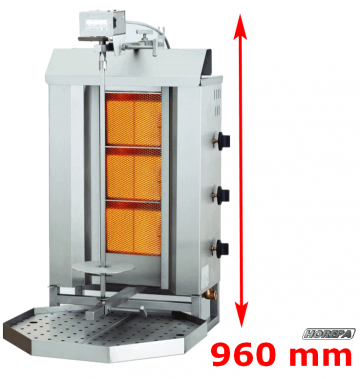 Gyrosgril op gas g0490005