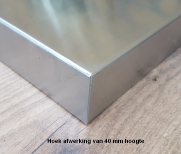 Hoek afwerking van 40 mm hoogte 1