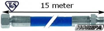 Hogedrukslang 15 meter tens 0