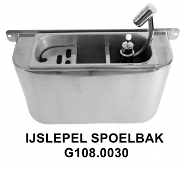 Ijslepel spoelbak g1080030