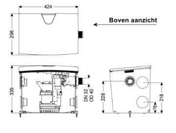 Kessel minilift s tekening