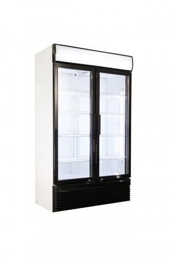 KOELKAST 2 GLASDEUREN 750 liter g455 1390 1392 new