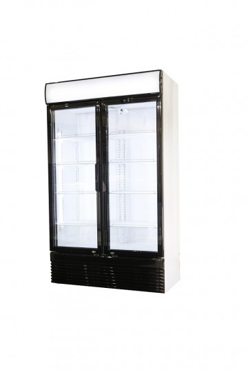 KOELKAST 2 GLASDEUREN 750 liter g455 1390 1392b new