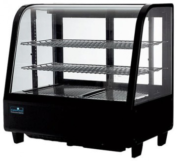 Koel vitrine  zwart e712060