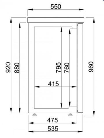 Koeling vriezers g489 5270 tm 5295 drawings