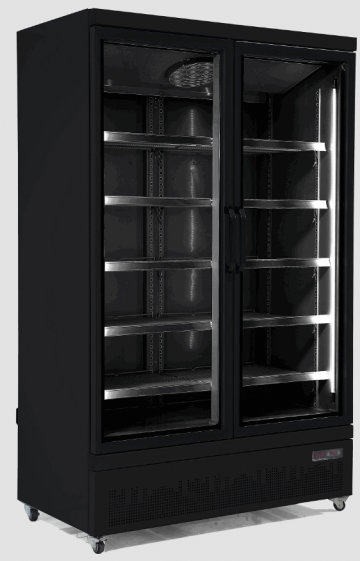 Koelkast met glazen deur zwart 2 deurs g4552230 0