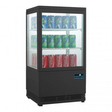 Koelvitrine 3 etages zwart