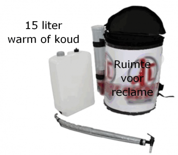 Koffie rugzak 15 liter