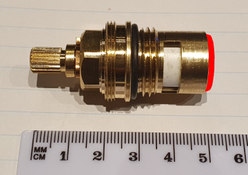 Kraandeel warm regelventiel