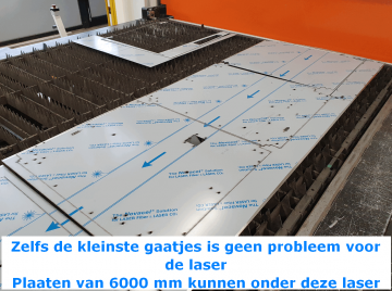 Laser tot 6000 mm