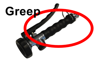 Losse greep kunststof