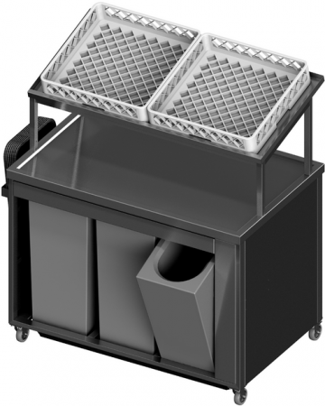 Maatwerk afwasmeubel