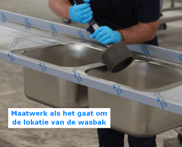 Maatwerk spoelbak 0