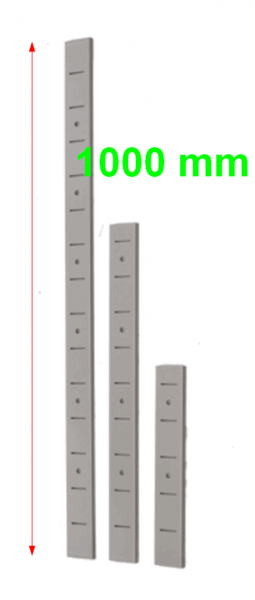 Muurmontage strip 1000 mm