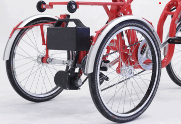 R34 accu op het frame