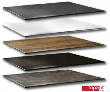 Rechthoekig tafelblad 120x80cm