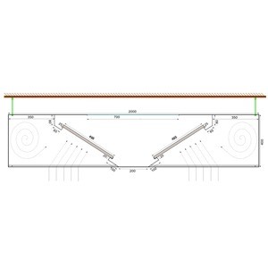 Rvs afzuigkap g411 1740a