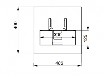 Rvs desinfectiepaal 5