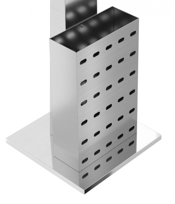 Rvs desinfectiepaal 7