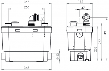 Sanispeed afmetingen