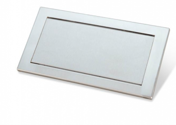 Scharnierende inbouw afvalklep