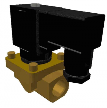 Solenoid valve 1 2inch  24vac x is astggsv1 2 24v