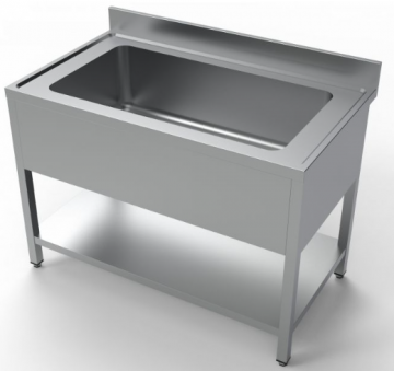 Spoeltafel met grote spoelbak 1