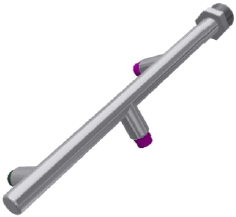 Spray bar complete c w 3 nozzles ggx