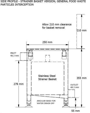 St4 vuilwater grofvuilfilter