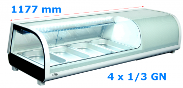 Suschi display vitrine 4 x 1 3