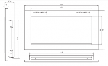 Swk 0001 afvalklep rvs tekening