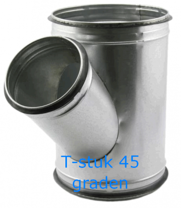 T stuk 45 graden