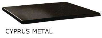 Tafelblad cyprus metal