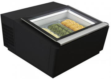 Tafelmodel schepijsvitrine wit g29230010