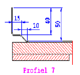 Tegelopstand met waterkering profiel 7 1