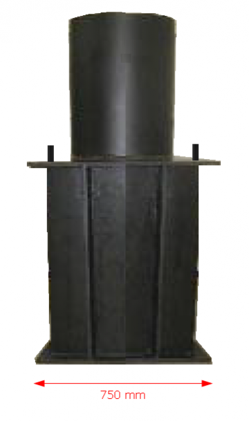 Tekening 2 en 4 liter ondergronds breedte 0