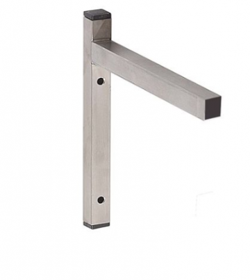 Vaste hoekdrager   rvs   planken wandschappen