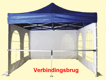 Verbindingsbrug met koppelingen