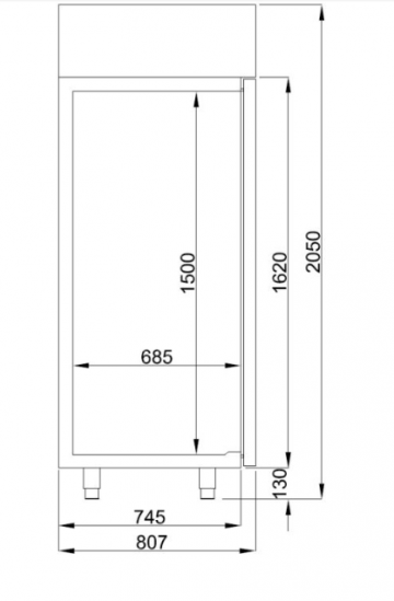 Vrieskast 7489 5010 tekening