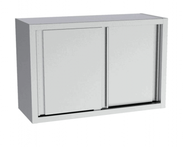 Wandkst met schuifdeur en middenschap