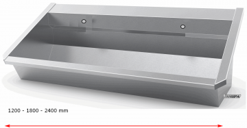 Wasbak voorgemonteerde aanvoer