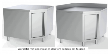 Werktafel hoekopstelling