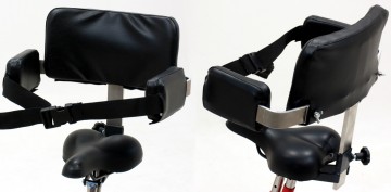 Zadel met rugsteun en zijsteun 3290