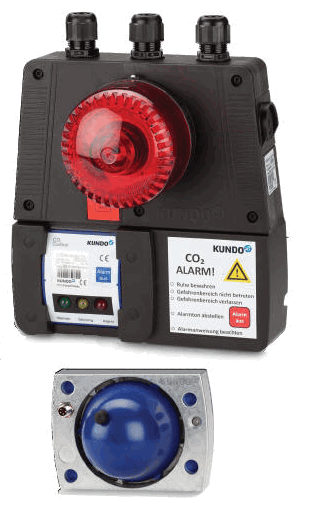 CO2-detector, 3-in-1 kooldioxidemelder, draagbare CO2-sensor met lcd-display, temperatuur- en vochtigheidsmeter met alarm voor thuis, camper, kweektenten, 400-5000ppm, zwart, Co2-meter