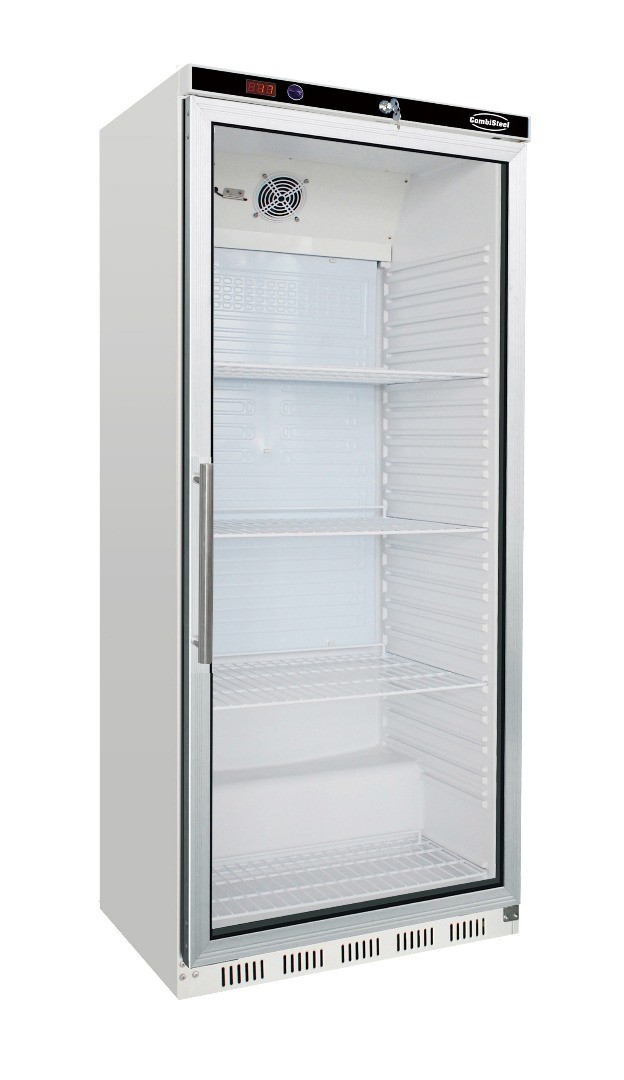 werknemer Omleiden Mand Brede koelkast glasdeur - Koelkasten - HORESHOP