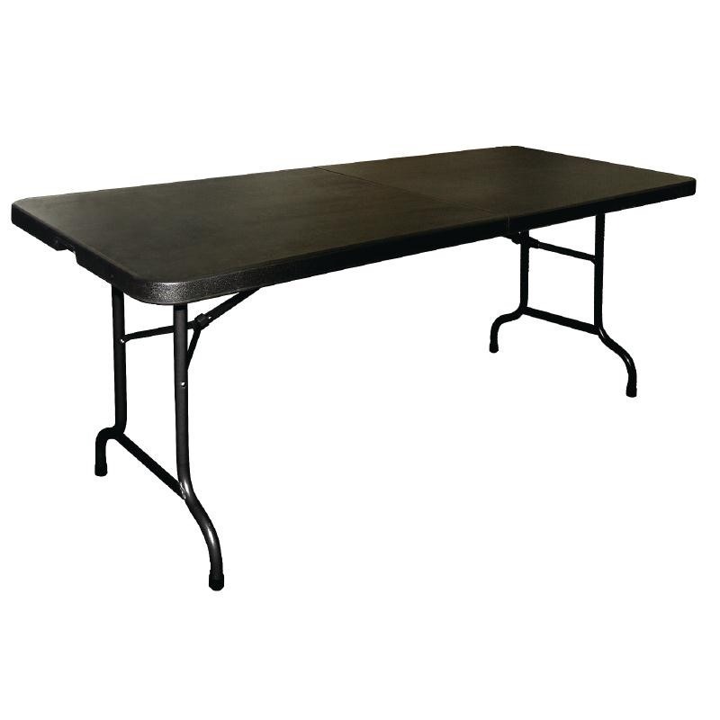 Kinderachtig uitvoeren Ongrijpbaar Inklapbare tafel zwart 183cm Bolero - Inklapbaar - HORESHOP