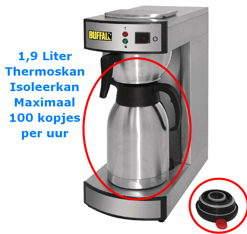 Europa Betasten Dicteren Koffiezetapparaat QUEEN THERMOS - Koffie, Thee, Heetwater - HORESHOP